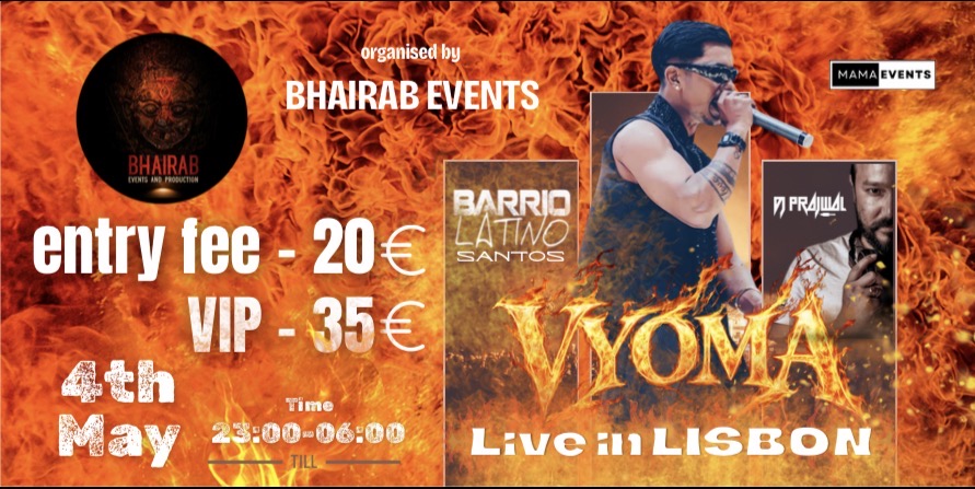 Vyoma Live in Lisbon, Portugal 🇵🇹