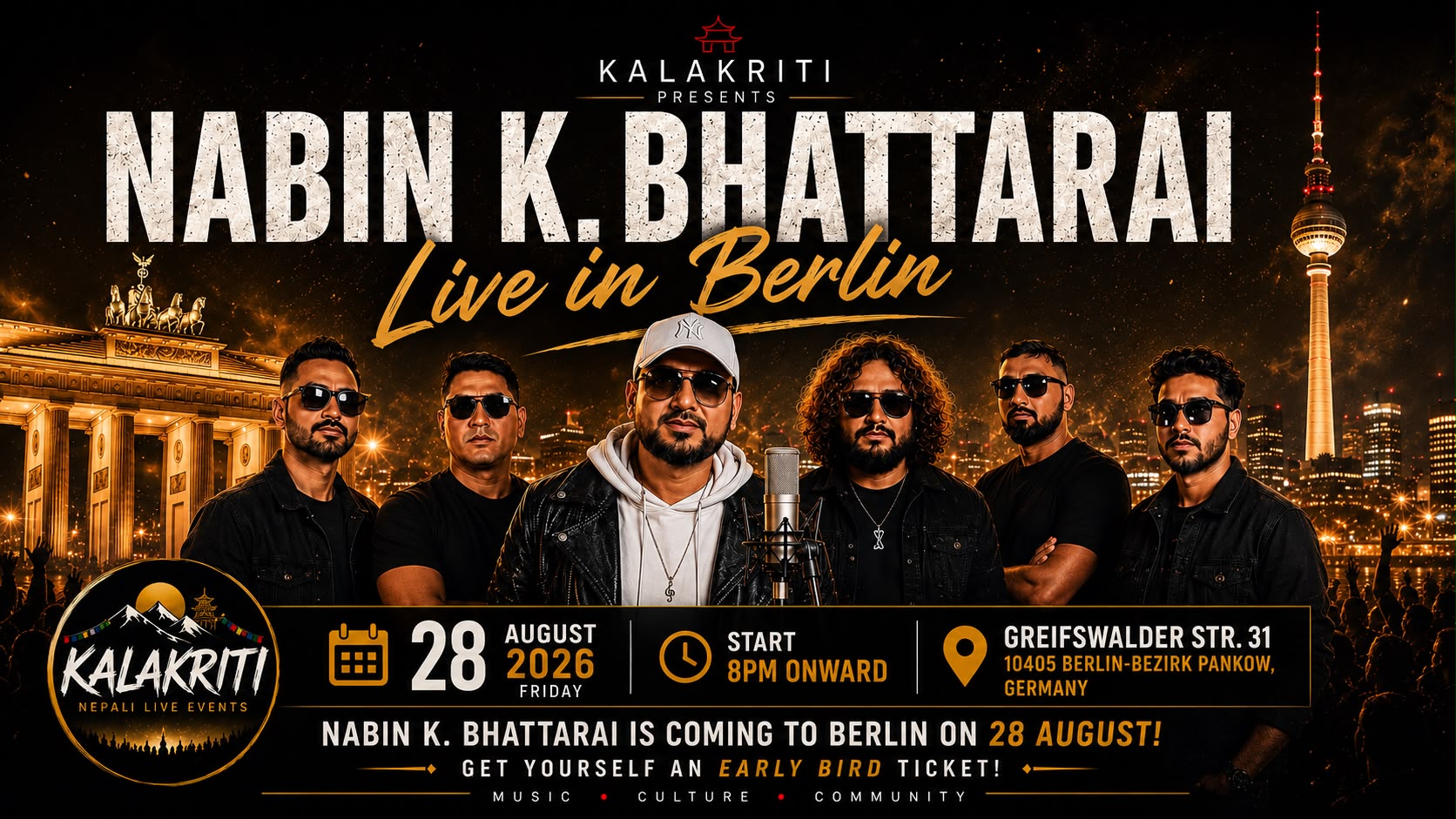 Nabin K Bhattarai & The Atripta Band - Live in Berlin, Germany