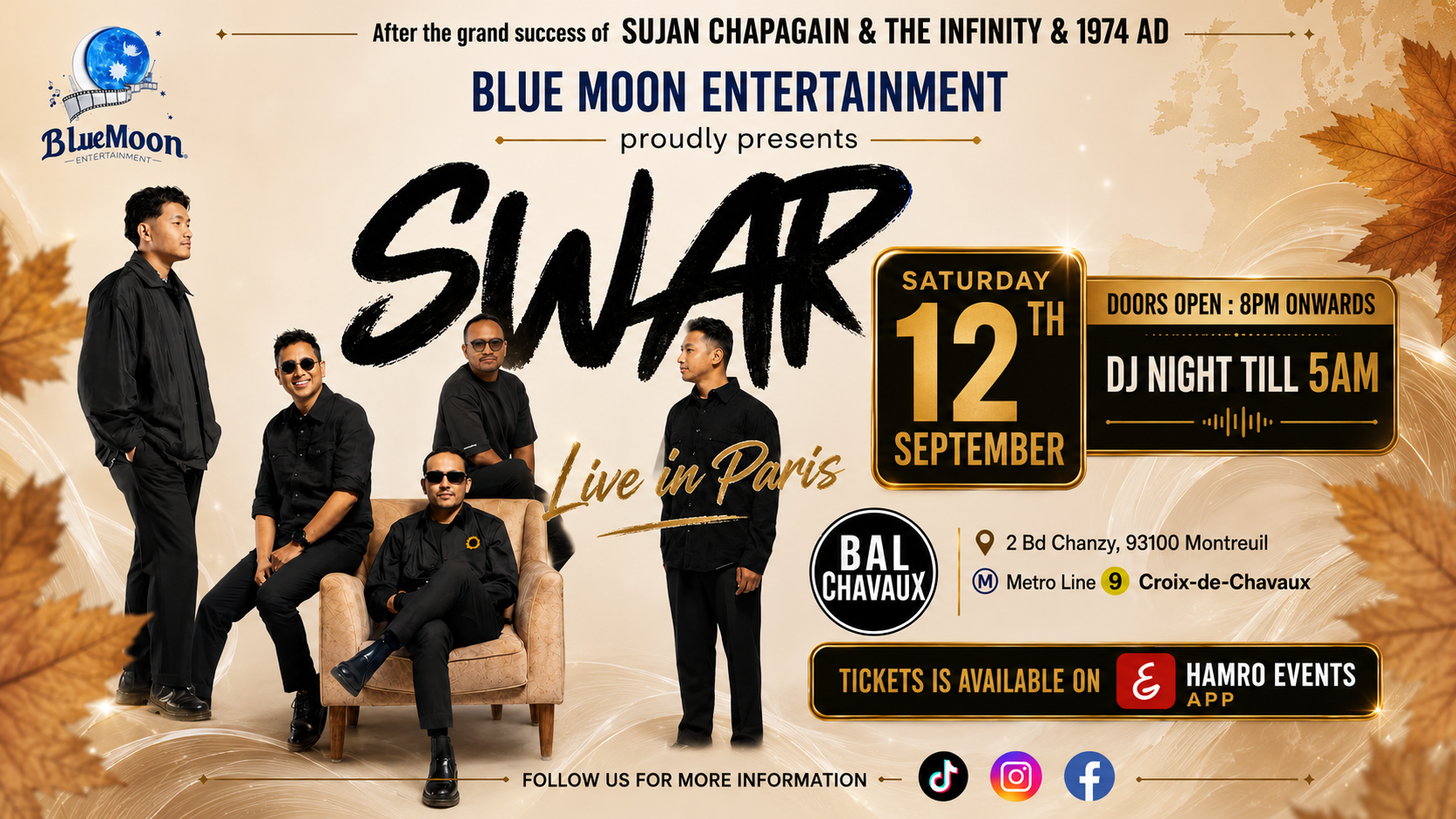 SWAR - Live in Paris 🇫🇷