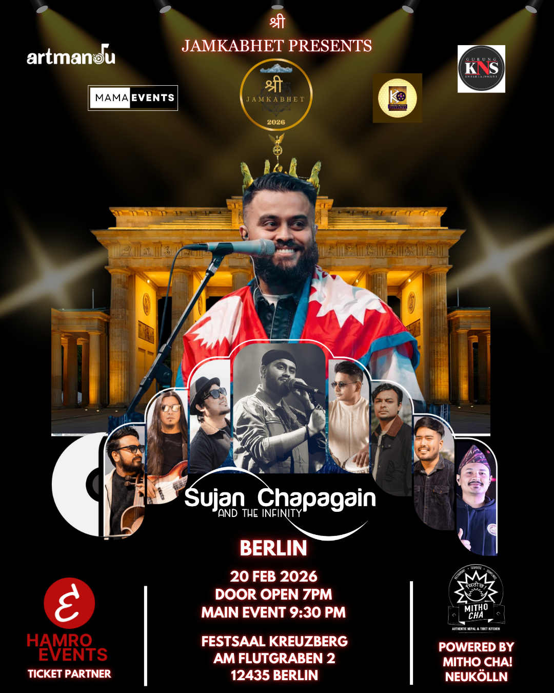 Germany - Sujan Chapagain & The Infinity Band in Berlin