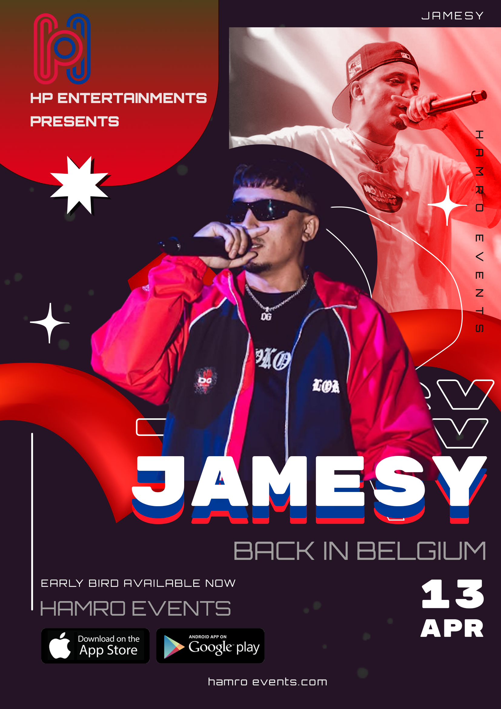 JAMESY - Back in Belgium - New Year 2082